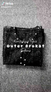 Baju Kondangan Anak Outer Brokat Mix Organza Silang Anak Baju Lebaran Terbaru