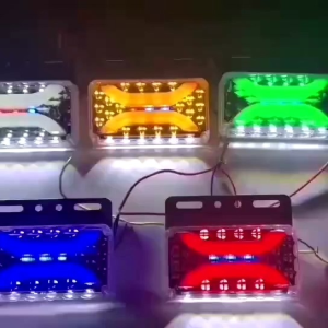 LED BAK TYPE X LAMPU SAMPING BAK 24V RUNNING WATERPROOF