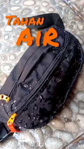 Tas Pria Selempang Pinggang Tahan Air Sling Waist Bag