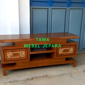 Bufet Koin Meja TV Minimalis Kayu Jati Bufet TV Minimalis