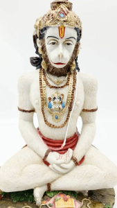 (PREMIUM QUALITY) Auspicious Lord Hanuman Idol for home decor and for poojai 23 cm h0102 ml200
