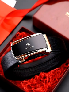 Thắt lưng nam dây nịt nam da bò cao cấp chính hãng Bullcaptain full hộp đựng NSTL570 leather belt for men