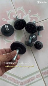 ( 4 cái) Đế cao su chân võng ốc cao su chân ghế 10 li 8 li
