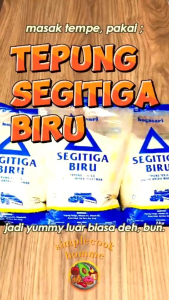 Boga Sari Tepung Terigu  Cap Segi Tiga Biru Kemasan 1kg.