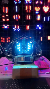 Stoplam Running Supra X Injeksi/FI Motif Love dengan 8 Mode Kedipan Otomatis