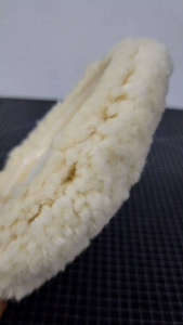 8 inches Single Sided Natural Wool Buffing Pad