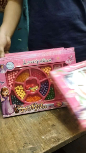 DIY Children's Handmade Beaded Jewelry Kit - Create Bracelets and Necklaces