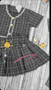 Setelan Rok Korean Style Bayi Perempuan 8-24bulan