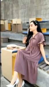 Daster Crinkle Mode Terbaru 2023: Gamis Kekinian Viral