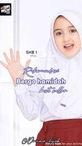 𝐀𝐰𝐇 - HIJAB ANAK SEKOLAH BERGO INSTAN OVAL POLOS BAHAN JERSEY PREMIUM TERBARU USIA 3 SAMPAI 7 TAHUN JILBAB INSTAN HAMIDAH SEKOLAH SIZE S CASUAL KERUDUNG