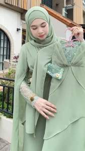 ชุดเดรชเด็กผู้หญิง ชุดออกงาน รุ่นชีฟองเลื่อมเด็ก