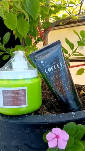 SET 2HỘP. BỐC TẨY ĐEN BODY 500G+ 1TUÝT TẨY TẾ BÀO CHẾT CAFE 150ML.DỮỠNG TRẮNG DA toàn thân.