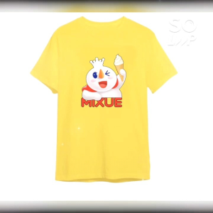 Kaos Atasan Anak Usia 1-12 Tahun Mixue Lengan Pendek