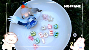 DIY Manik Abjad Premium Glossy Luxury UV / Mote Huruf Besar / Alpabet Luxury UV Bead Lubang