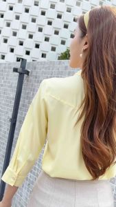 เชิ๊ตคอจีน แขนสี่ส่วน