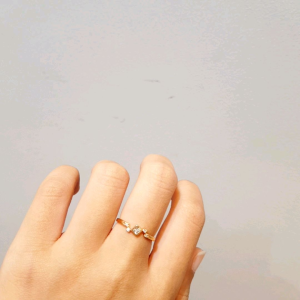 Deux - Cincin Wanita Wajik Mata Samping