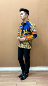 Kemeja Batik Premium Full Trikot Batik DL