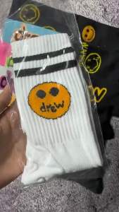 Kaos Kaki Motif Drew Oldschool Skate Panjang Premium - Hosela Project