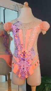 Peach Lace Leotard
