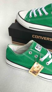 Converse All Star 🌟 ข้อสั้น: สีเขียว (เปลี่ยนแปลงแบบใหม่)