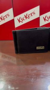Kickers Leather Wallet Magentic Money Clip 80986/80985