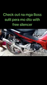 Wave 100/110 RUSI 110 SYM BONUS 110 Smash 110/115 DAENG OPEN PIPE 51 MM WITH FREE SILENCER