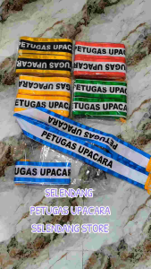 SELENDANG PETUGAS UPACARA SABLON SELENDANG PETUGAS UPACARA WARNA WARNI SELENDANG