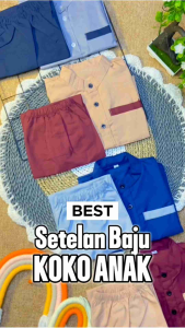 setelan koko anak SOPAL 1-6TH / setelan anak muslim / baju koko anak / turki /kurta/pakistan / viral