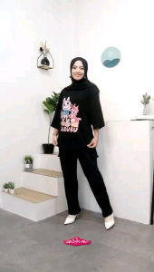 ONE SET CARGO LABUBU COMBED ORY ZAHIN/SET CELANA LABUBU DEWASA/