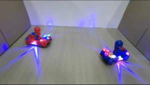 Amazing Spiderman & Captain America Super Car Toy Car Electric Car with Sound Lights