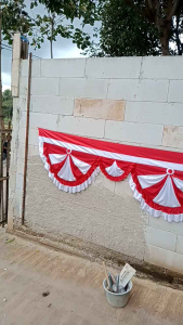 bendera merah putih bacground yks setrip anak 5 gelombang