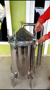 Alat Penyulingan Minyak Atsiri atau Essential oils Kapasitar 50 liter
