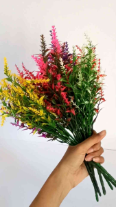 Bunga Rumput Lavender AF49 Artifisial Dekor Backrops Photobooth Buket Wedding