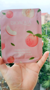 Mặt nạ Bioaqua Spa Peach Xtract cấp ẩm dưỡng trắng hồng mềm mịn làm sáng làm đều màu da bản cao cấp giành cho spa