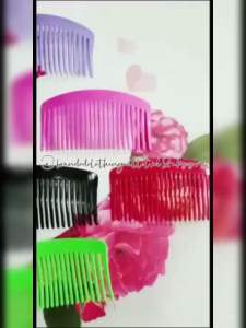 SIRKAM ANTI PATAH / SIRKAM ELASTIS / SIRKAM POLOS WARNA WARNI / SISIR RAMBUT/ AKSESORIS RAMBUT/ HAIR CLIP - 1PCS