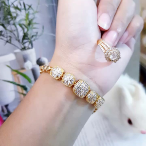 Xuping Gelang Cincin Perhiasan Wanita Dewasa Terbaru 710aab