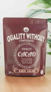 [แพ็ก 3] ผงคาเคา ตรากาก้า ขนาด 250 ก.  [Bundle 3] Cacao Kaka Powder 250 G.