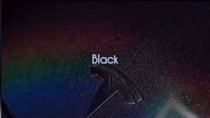 Psychedelic iridescent rainbow vinyl sticker wrap color changing effect