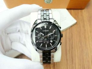 Đồng Hồ Nam Citizen AN8212-54E Quartz Size 42 Chronograph Black