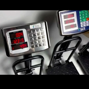 Timbangan Duduk Digital 150kg Kalte Stainless Premium Alat Timbang Beras Padi Ikan Sayuran Gabah Hewan Ayam Kambing Domba Elektrik