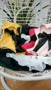 [MÃ LAZADAFAHB01 - GIẢM 30K ĐƠN 100K] Sét áo cúp ngực nơ đen gấm xước phối chân váy voan đen. Váy đẹp dự tiệc