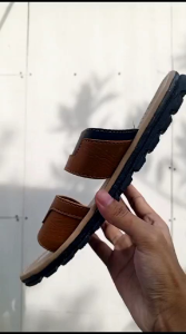 HUPA - Sandal Selop Bata Brown Colour