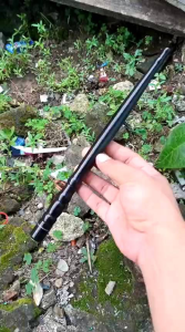 Pipa Cangklong Kayu Gali Kelor Hitam Super Profil 25cm
