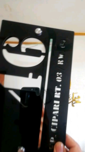 CUSTOM NOMOR RUMAH AKRILIK TIMBUL 2 LAYER | NOMER RUMAH MINIMALIS MODERN | NOMOR RUMAH AESTHETIC