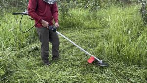 เครื่องตัดหญ้าฮอนด้าก้านอ่อน 4 จังหวะ 4 แรงม้า Gx35