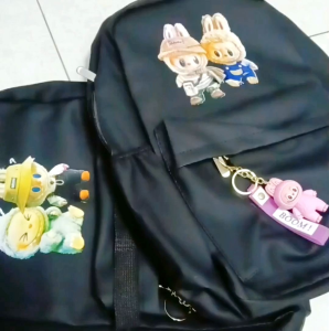 Bag pack waterproof Backpack Labubu simple casual school bag