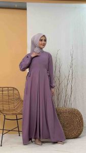 Gamis Polos Homedress Busui Bahan Rayon Shakila by RiZAru
