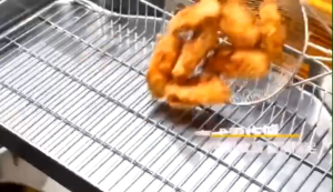 40 liter penggoreng komersial berkapasiti besar penggoreng gas menegak ayam goreng mesin tali goreng