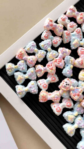 3pcs Manik Lukis & Beads Kribo Tebal Full