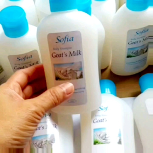 Megasari  Sabun Goatmilk 250 ml Body Shampoo sabun mandi cair